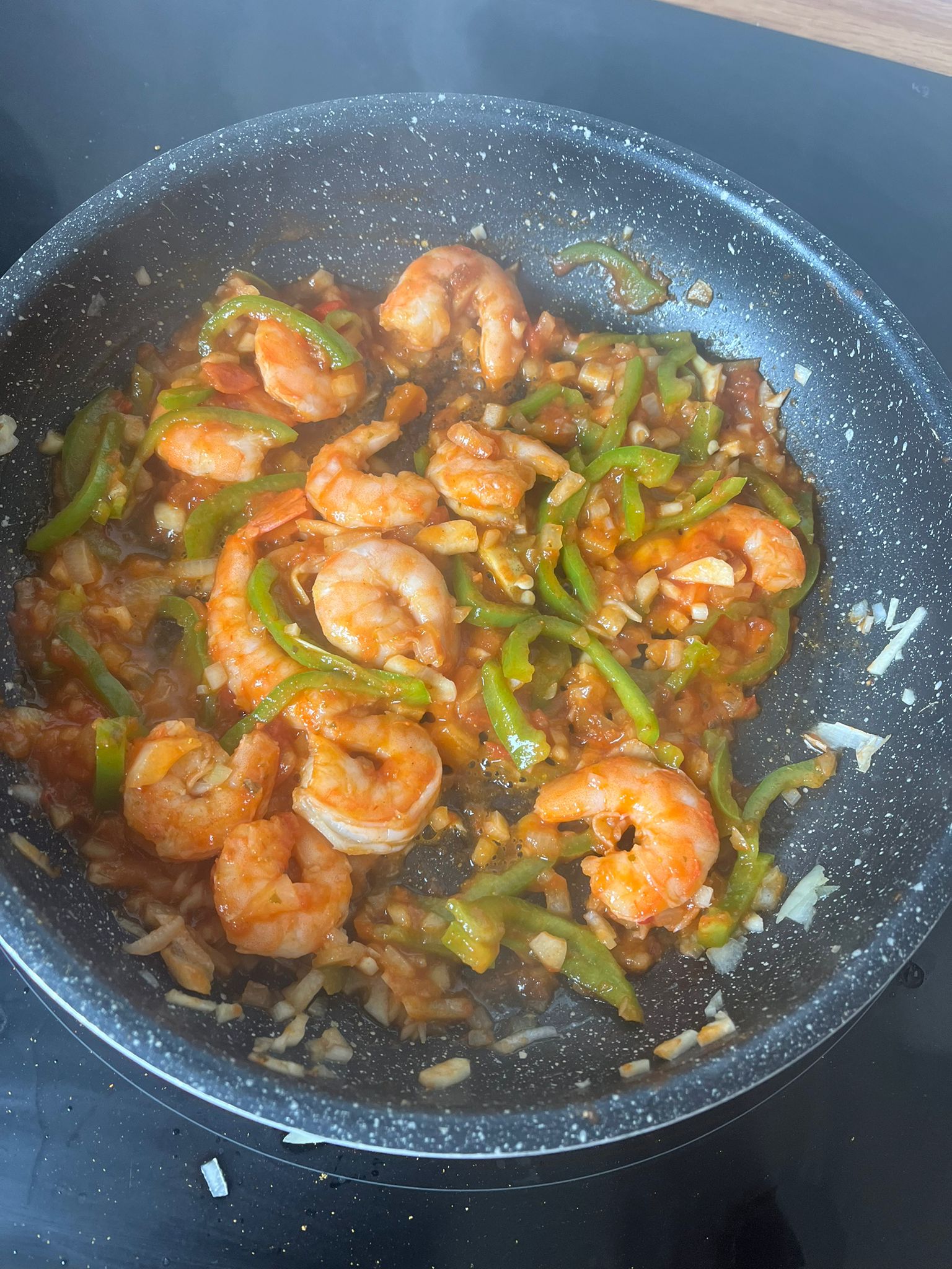 shrimp pepper stir fry